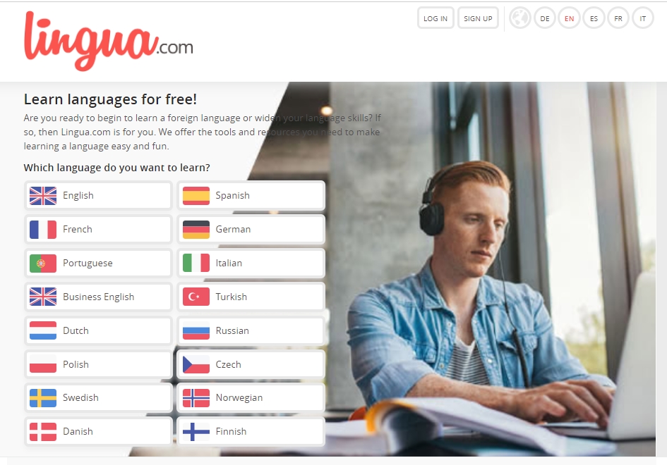 เว็บไซต์ฝึกภาษา อ่าน ฟัง แกรมม่า ฝึกฟรีมีหลายภาษา