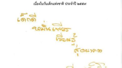 คำขวัญวันเด็ก 2559