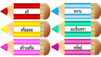 สื่อภาษาไทยสวยๆ "คำควบกล้ำ"