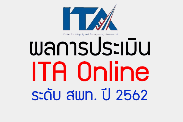 ผลการประเมิน ITA Online สพท. ปีงบประมาณ 2562