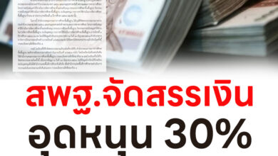เงินอุดหนุน ฯ ภาคเรียนที่ 1 ปีการศึกษา 2566 (30%)