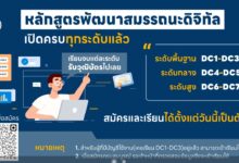 หลักสูตรพัฒนาสมรรถนะดิจิทัล
