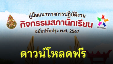 คู่มือแนวทางการปฏิบัติงานกิจกรรมสภานักเรียน 2567