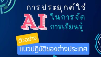การประยุกต์ใช้ AI ในการจัดการเรียนรู้