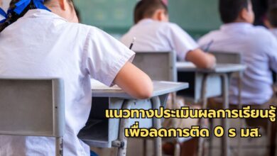 แนวทางการวัดและประเมินผลการเรียนรู้